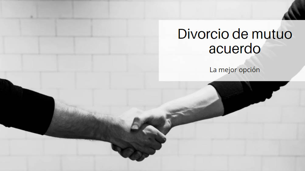 divorcio de mutuo acuerdo